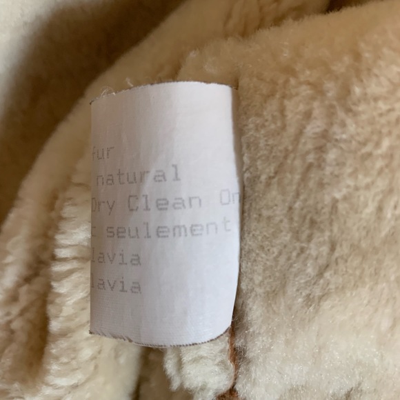 Oversized Vintage Genuine Shearling Jacket - Picture 10 of 11